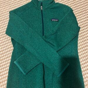 Patagonia Green Half-Zip Fleece Pullover